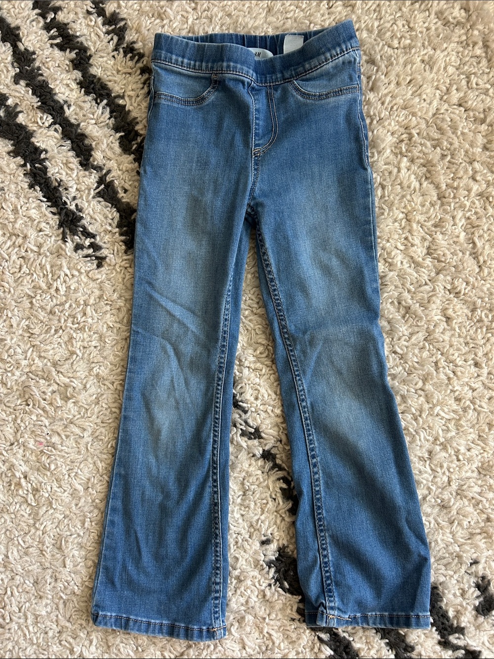 H&M Blue Girls Flared Jeans
